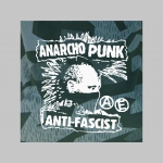 Anarcho Punk - Antifascist hrubá maskáčová mikina na zips s kapucou vzor Nightcamo - Nočný maskáč " Splinter "